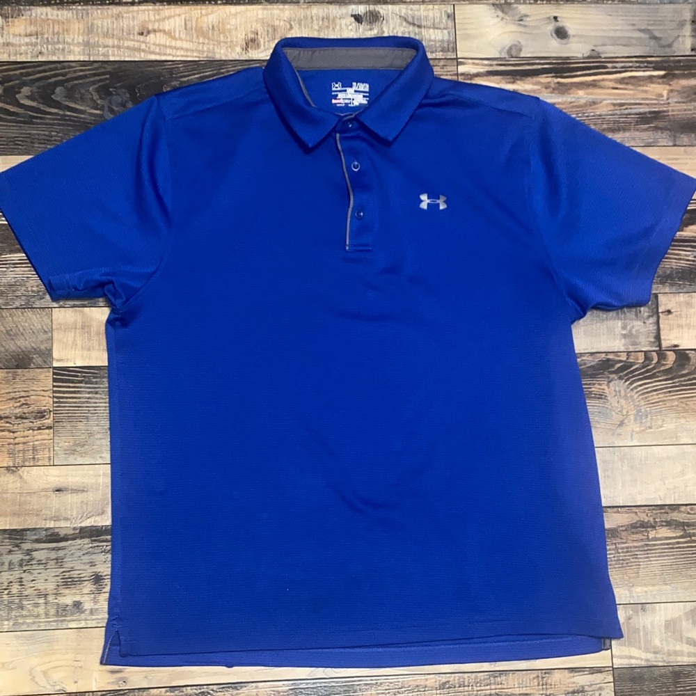 Under Armour Men's Royal Blue Polo Shirt